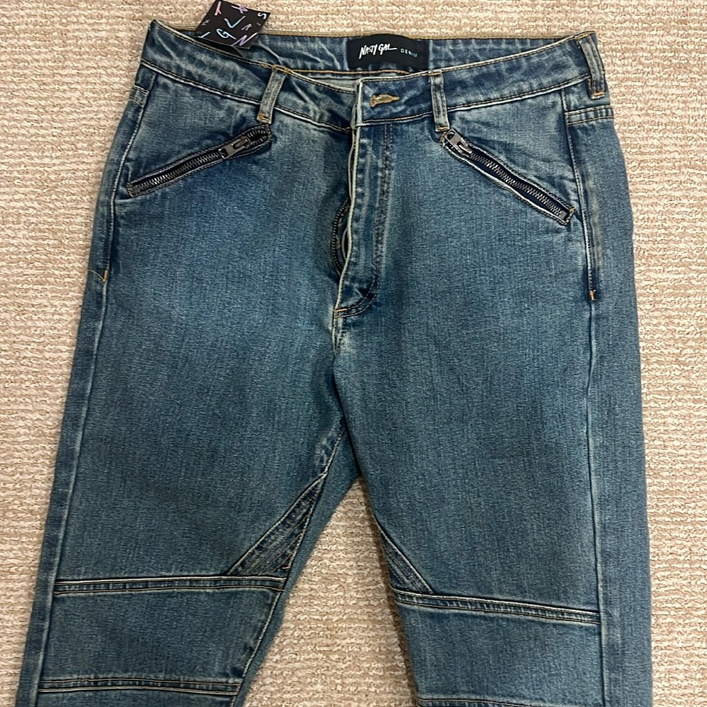 Nasty Gal Straight Leg Jeans Size 28